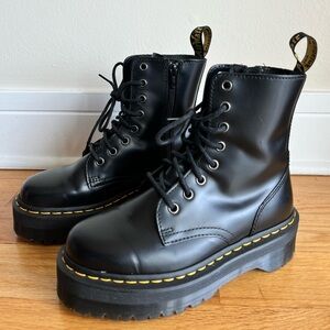 Dr. Martens Jadon Smooth Leather Platform Boots